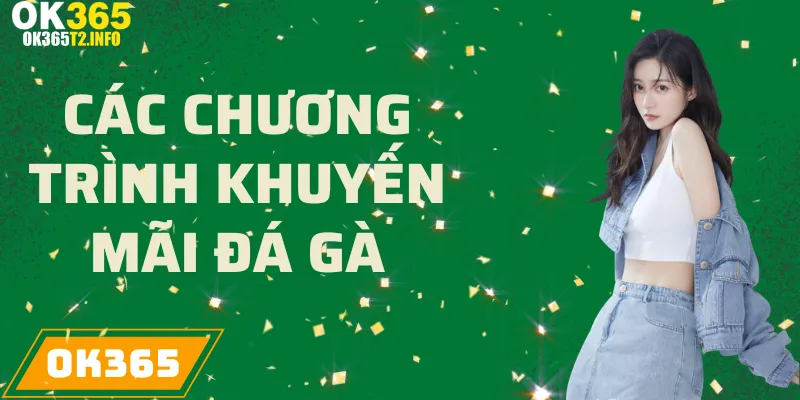 Các chương trình khuyến mãi hấp dẫn cho đá gà tại OK365.